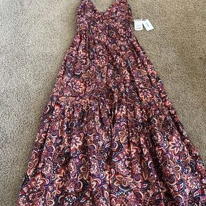 Floral Paisley Maxi Dress